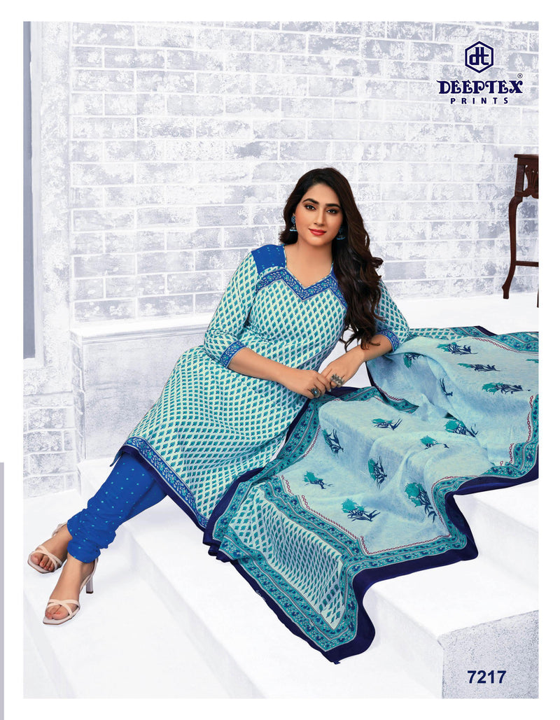 Deeptex Prints Miss India Vol 72 Cotton Printed Festive Wear Salwar Suits