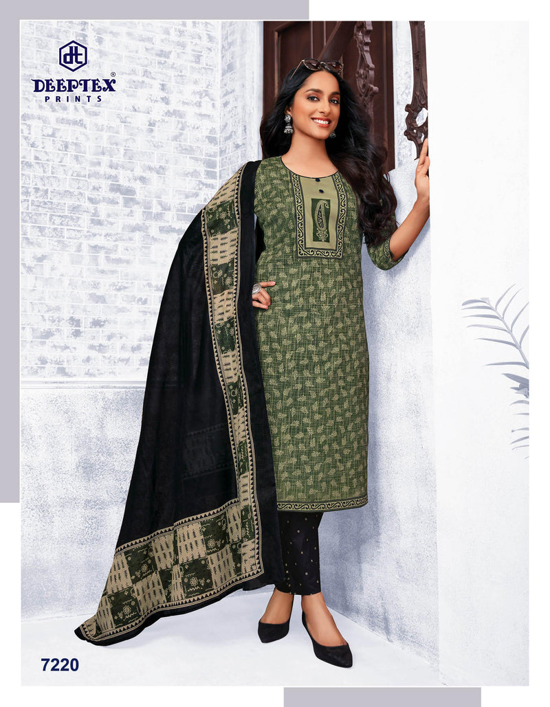 Deeptex Prints Miss India Vol 72 Cotton Printed Festive Wear Salwar Suits