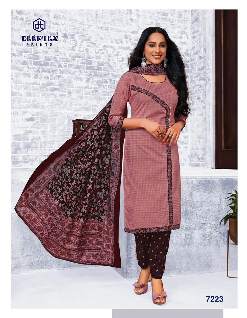Deeptex Prints Miss India Vol 72 Cotton Printed Festive Wear Salwar Suits