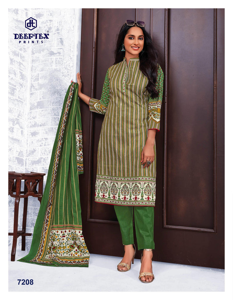 Deeptex Prints Miss India Vol 72 Cotton Printed Festive Wear Salwar Suits