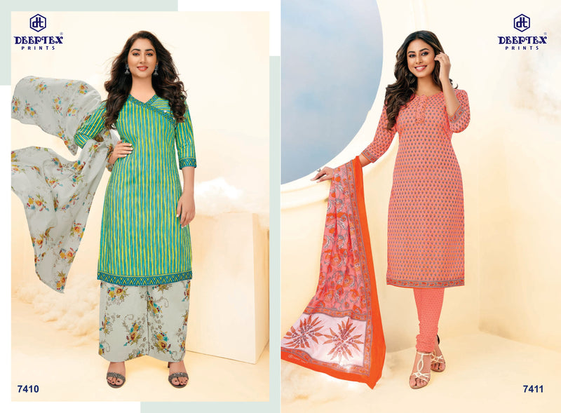 Deeptex Miss India 74 Pure Cotton With Printed Work Stylish Designer Casual Wear Salwar Kameez