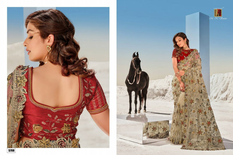 M N Saree Presents By Swarovski Vol 2 Fancy Designer Printed Exclusive Casual Wear Sarees