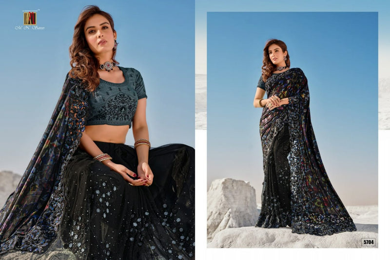 M N Saree Presents By Swarovski Vol 2 Fancy Designer Printed Exclusive Casual Wear Sarees