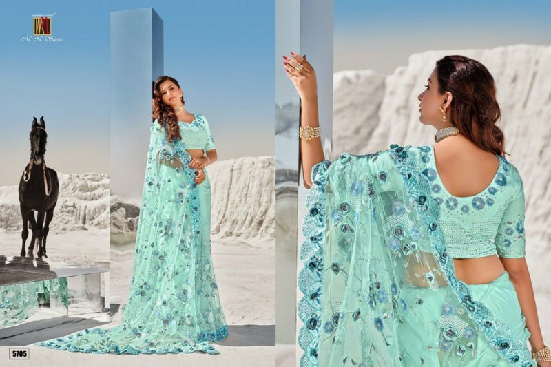 M N Saree Presents By Swarovski Vol 2 Fancy Designer Printed Exclusive Casual Wear Sarees