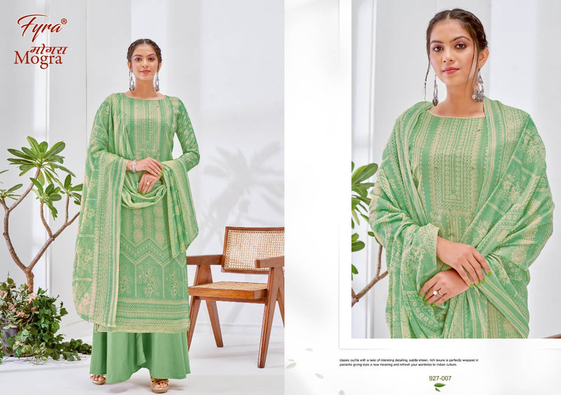 Fyra Designing Hub Mogra Cotton Fancy Printed Festive Wear Salwar Suits