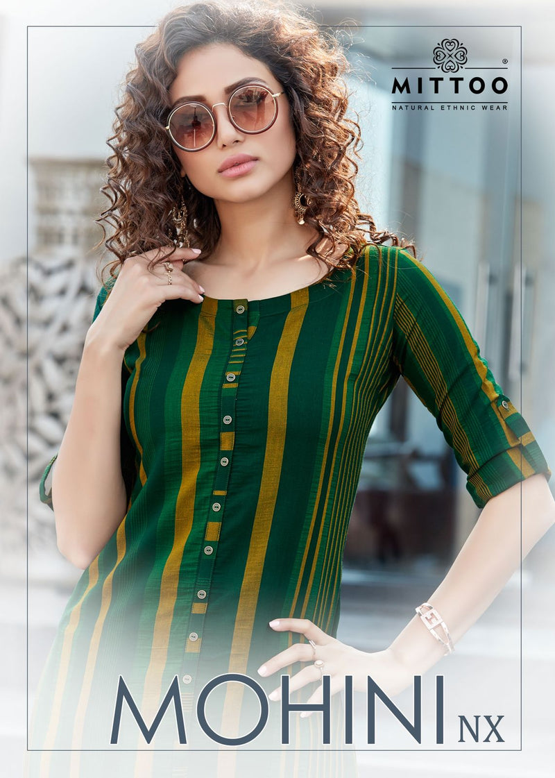 Mittoo Mohini NX Rayon Fancy Designer Party Wear Kurtis With Pants