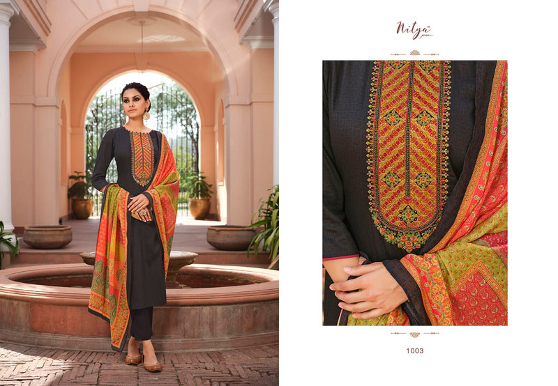 LT Nitya Mohita Jam Cotton Embroidered Festive Wear Salwar Suits