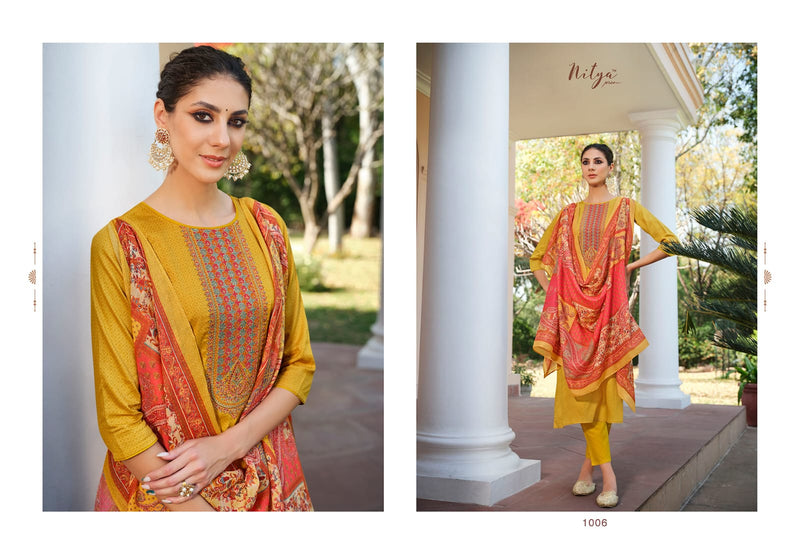 LT Nitya Mohita Jam Cotton Embroidered Festive Wear Salwar Suits
