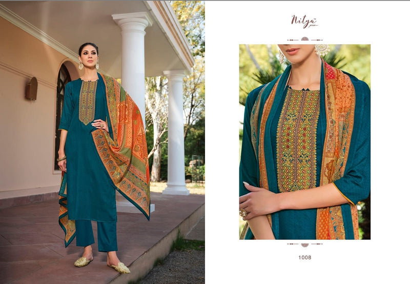 LT Nitya Mohita Jam Cotton Embroidered Festive Wear Salwar Suits