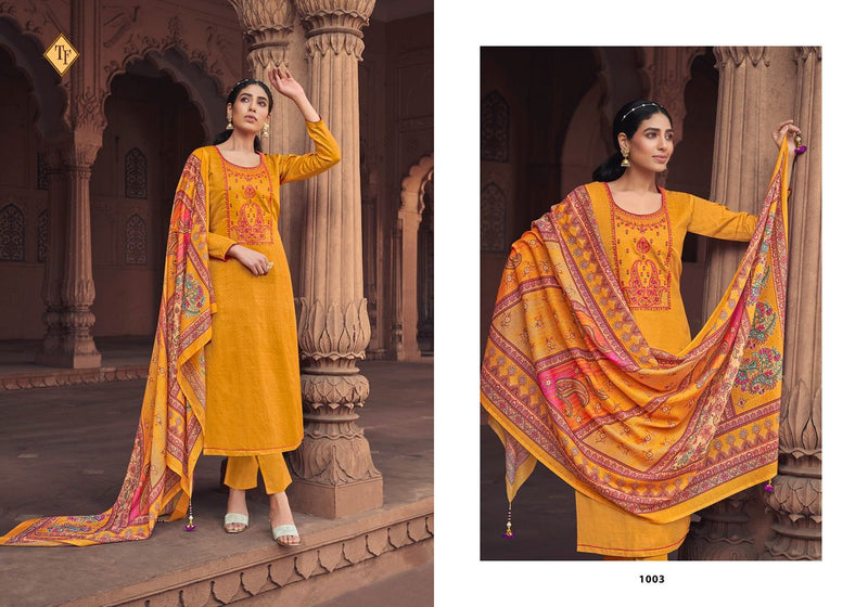 Tanishk Fashion Monalisa Jam Cotton Printed Festive Wear Salwar Kameez