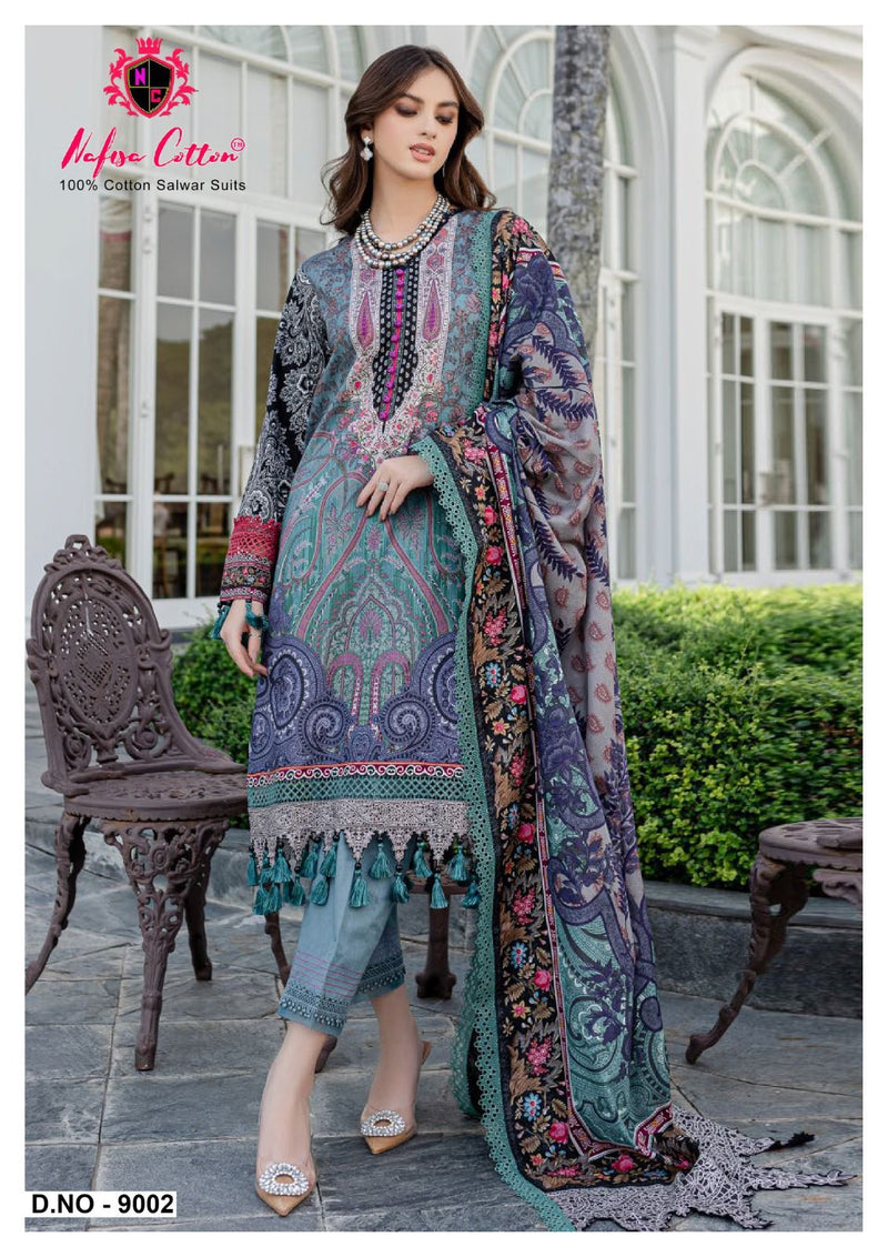 Nafisa Cotton Monsoon Cotton Collection Vol 9 Pure Cotton Karachi Printed Designer Salwar Kameez