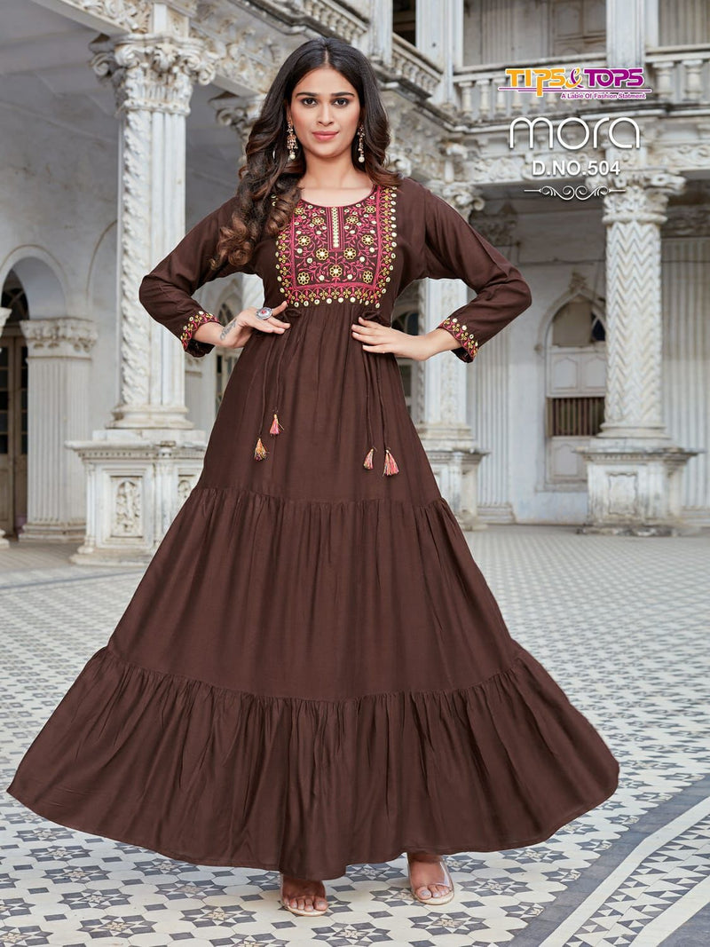 Amazon.com: Red Stylish Eid Festival Georgette Flairy Sequin Girls Gown  Party Cocktail Dress Muslim Long Anarkali 5433 (2XL) : Clothing, Shoes &  Jewelry
