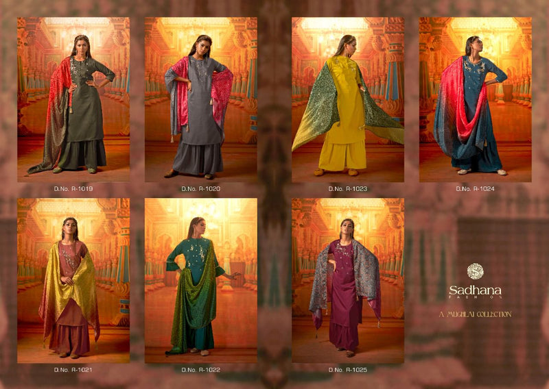 Sadhana Fashion Morbagh Viscose Silk Designer Style  Combo Set Of Party Wear Kurtis