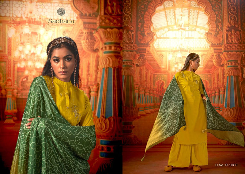 Sadhana Fashion Morbagh Viscose Silk Designer Style  Combo Set Of Party Wear Kurtis