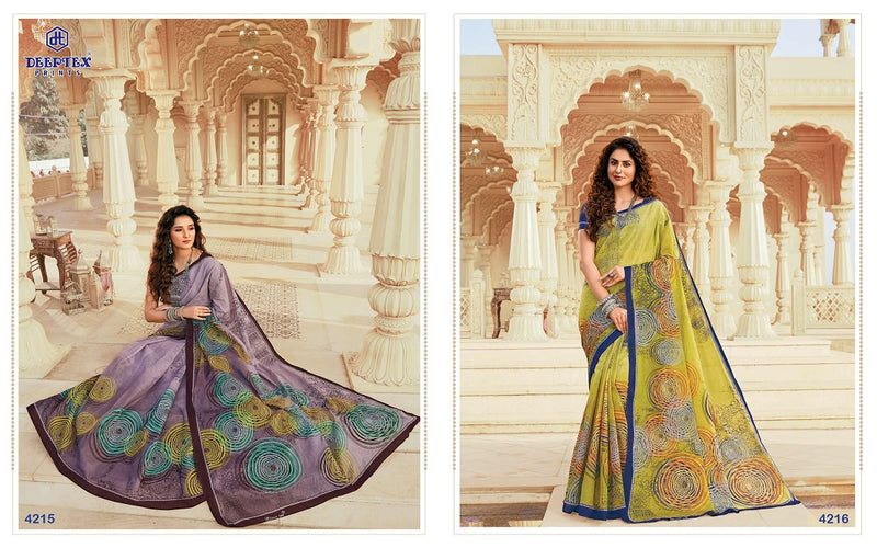 Deeptex Prints Mother India Vol 42 Pure Cotton Printed Beautiful Collections Of   Festive Wear Sarees
