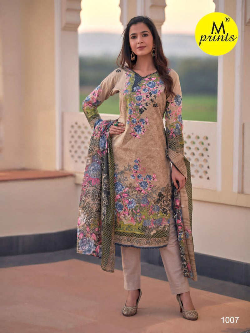 M Print Vol 4 Pure Cotton Print Karachi Style Dress Material Salwar Suits