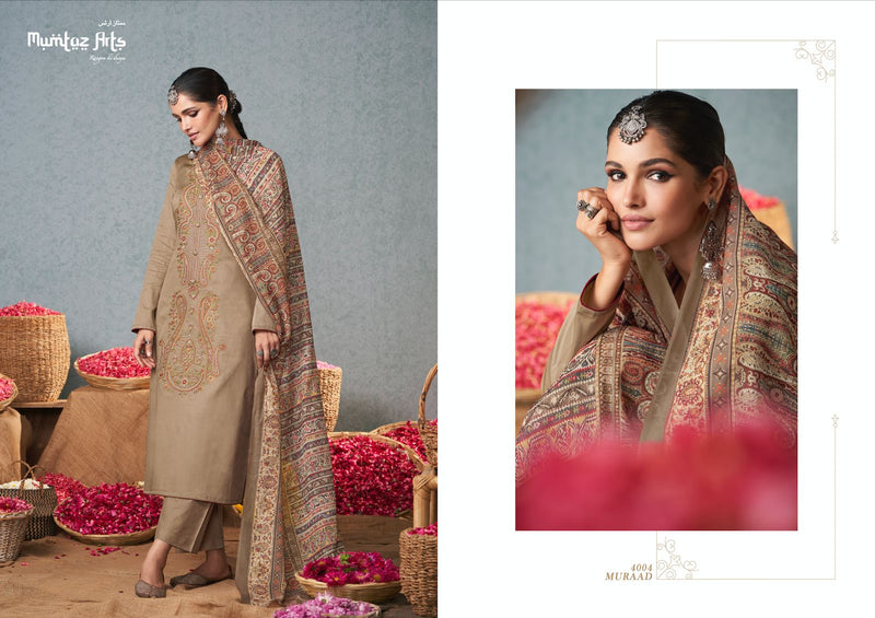 Mumtaz Arts Muraad Jam Satin With Heavy Embroidery work Stylish Designer Festive Wear Salwar Kameez