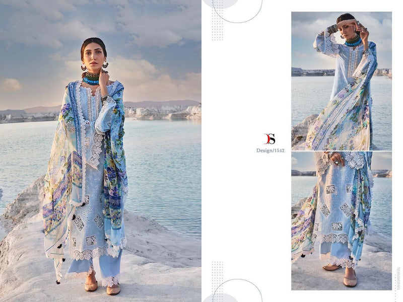 Deepsy Suits Mushq 2 Cotton Embroidered Pakistani Style Party Wear Salwar Suits