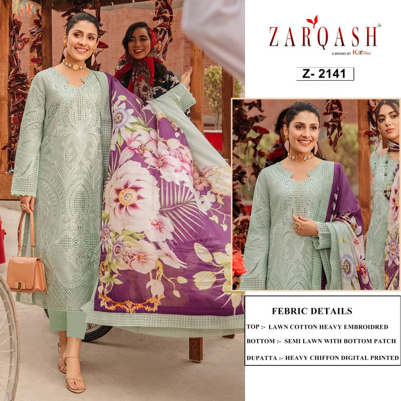 Zarqash Mushq Festival Cotton Embroidered Pakistani Style Designer Party Wear Salwar Suits
