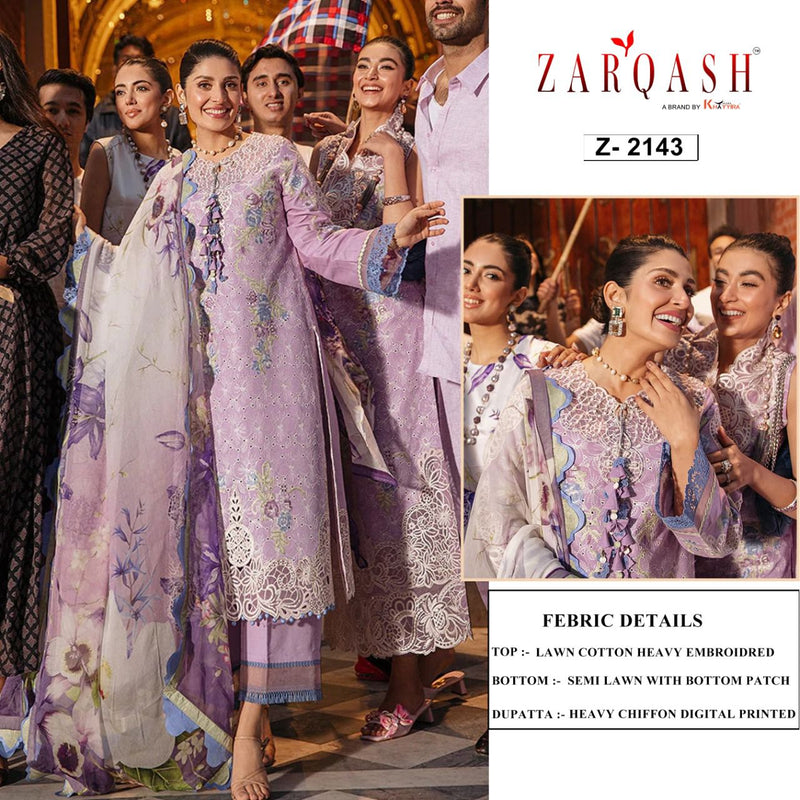 Zarqash Mushq Festival Cotton Embroidered Pakistani Style Designer Party Wear Salwar Suits