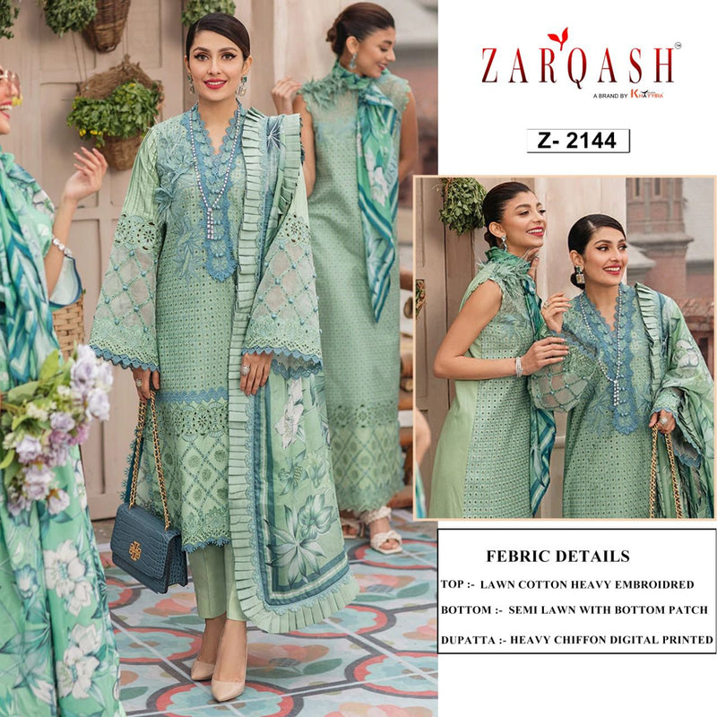 Zarqash Mushq Festival Cotton Embroidered Pakistani Style Designer Party Wear Salwar Suits
