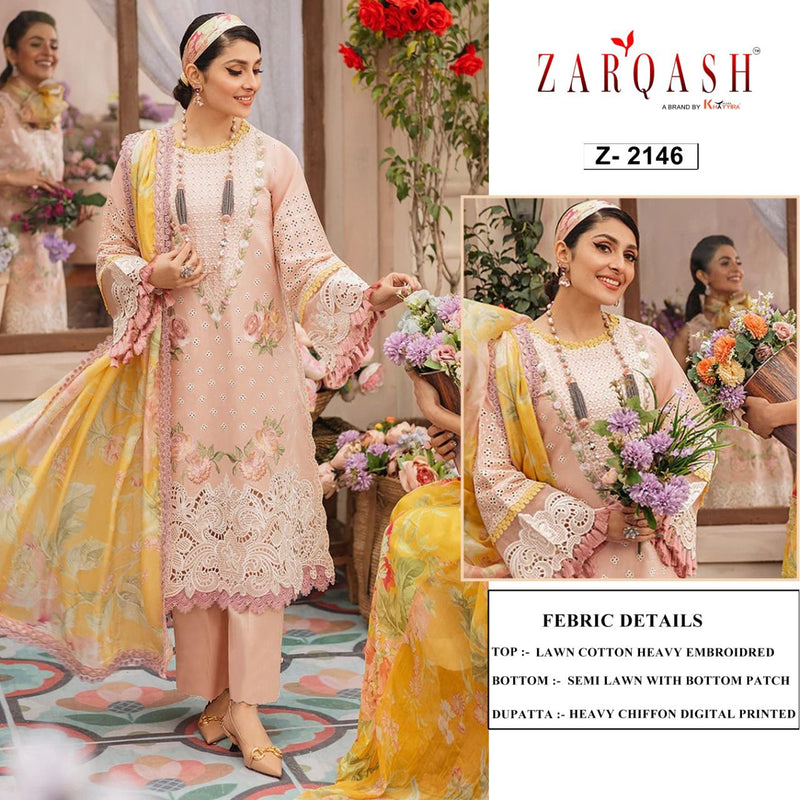 Zarqash Mushq Festival Cotton Embroidered Pakistani Style Designer Party Wear Salwar Suits