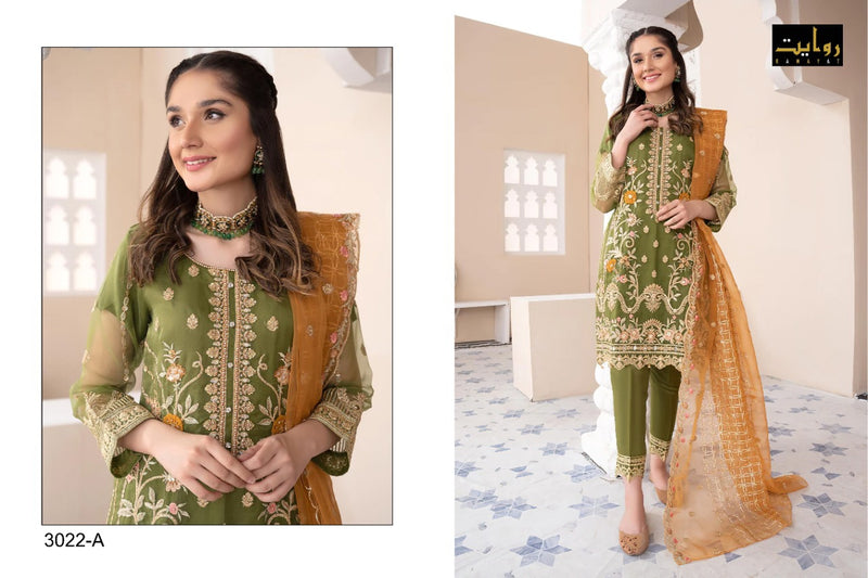 Rawayat Fashion Mushq Vol 15 Georgette With Beautiful Work Stylish Designer Pakistani Salwar Kameez