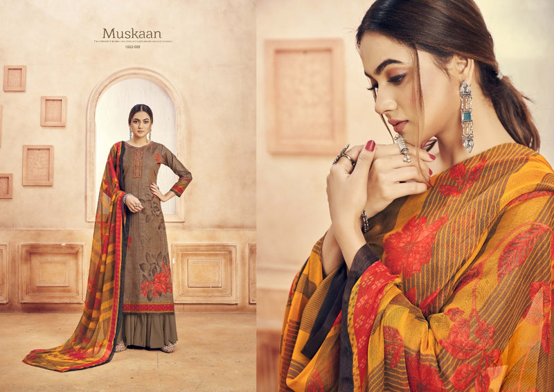 Romani Muskaan Cambric Cotton Digital Printed Festive Wear Salwar Suits