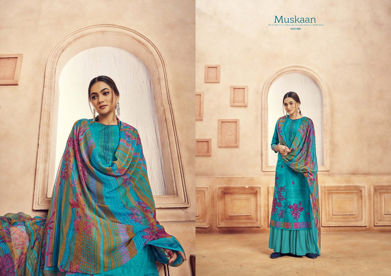 Romani Muskaan Cambric Cotton Digital Printed Festive Wear Salwar Suits