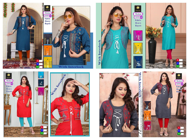 Unboxing long kurta with jacket from Flipkart | simple kurta style | long jacket  style kurti design - YouTube
