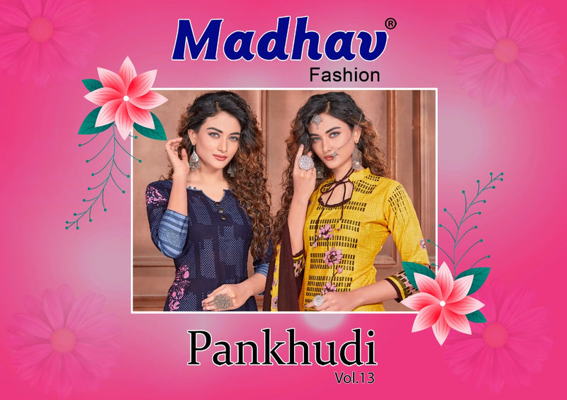 Madhav Fashion Pankhudi Vol 13 Cotton Chididar Dress Salwar Suits