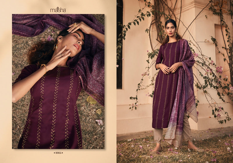 Maisha Launches Alayah Rayon With Embroidery Work Partywear Designer Kurti Collection