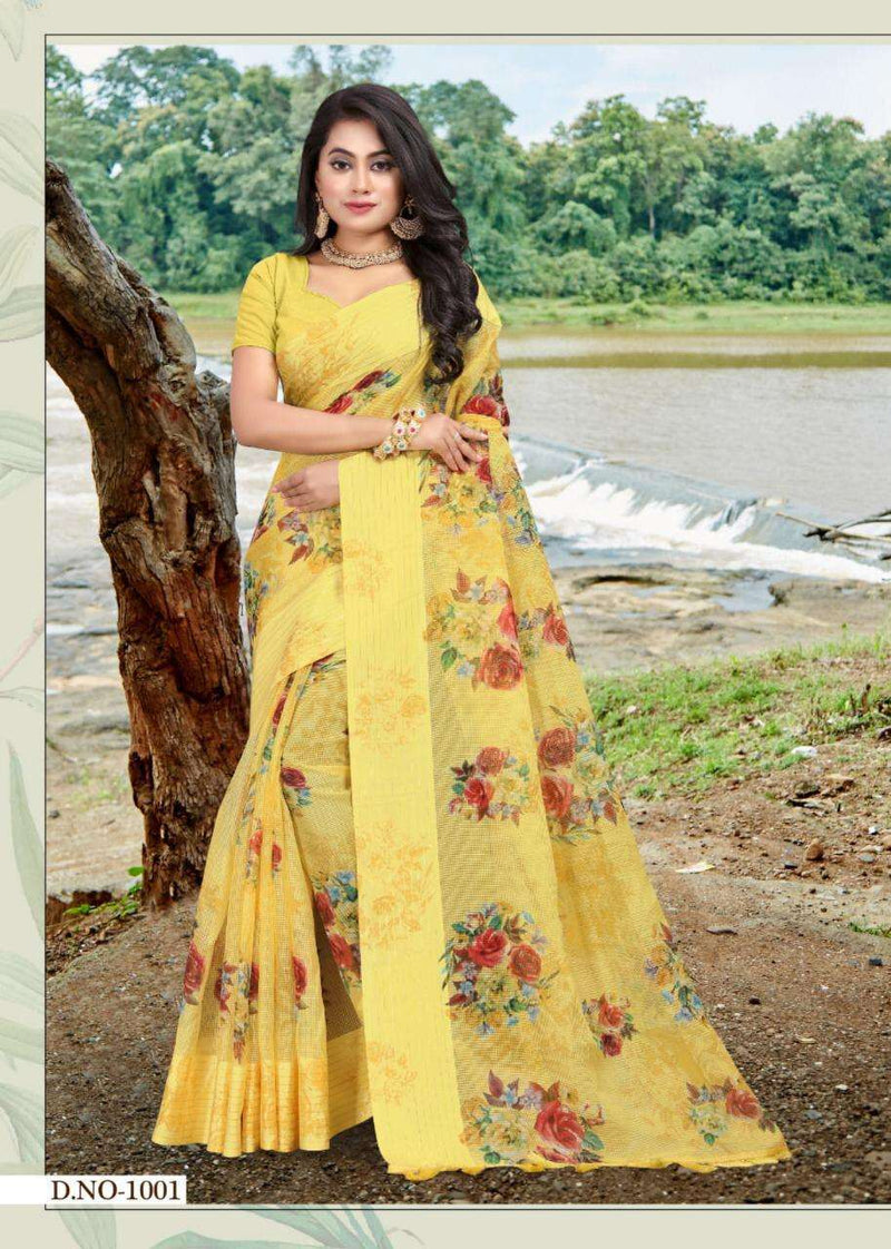 Mansarover Fashion Sawarnika Varni Chex Printed Daily Wear Saree