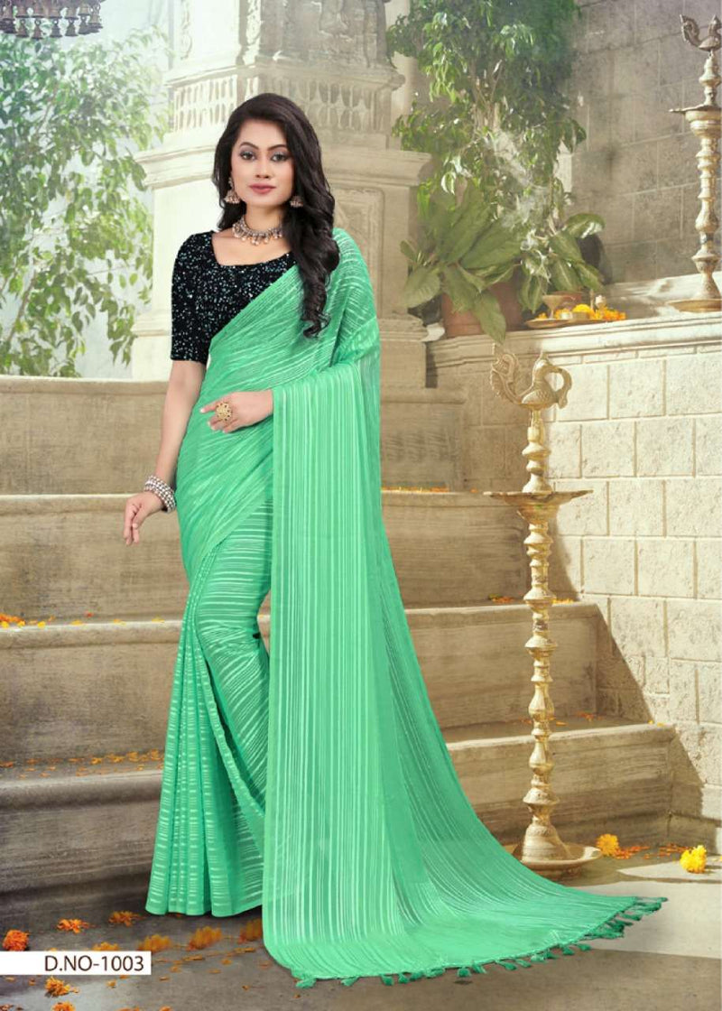 Mansarover Fashion Shivalika Weightless With Jari Printed Fancy Designer Sarees