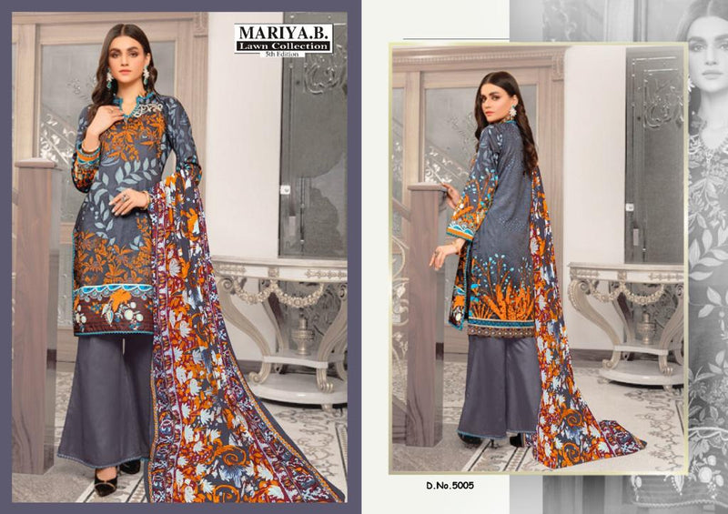 Mariya B Lawn Collection Vol 5 Pure Cotton Karachi Print Casual Wear Salwar Kameez