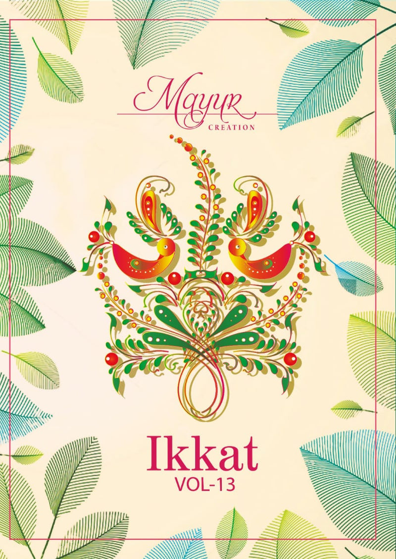 Mayur Creation Ikkat Vol 13 Pure Cotton Casual Daily Wear Salwar Suit