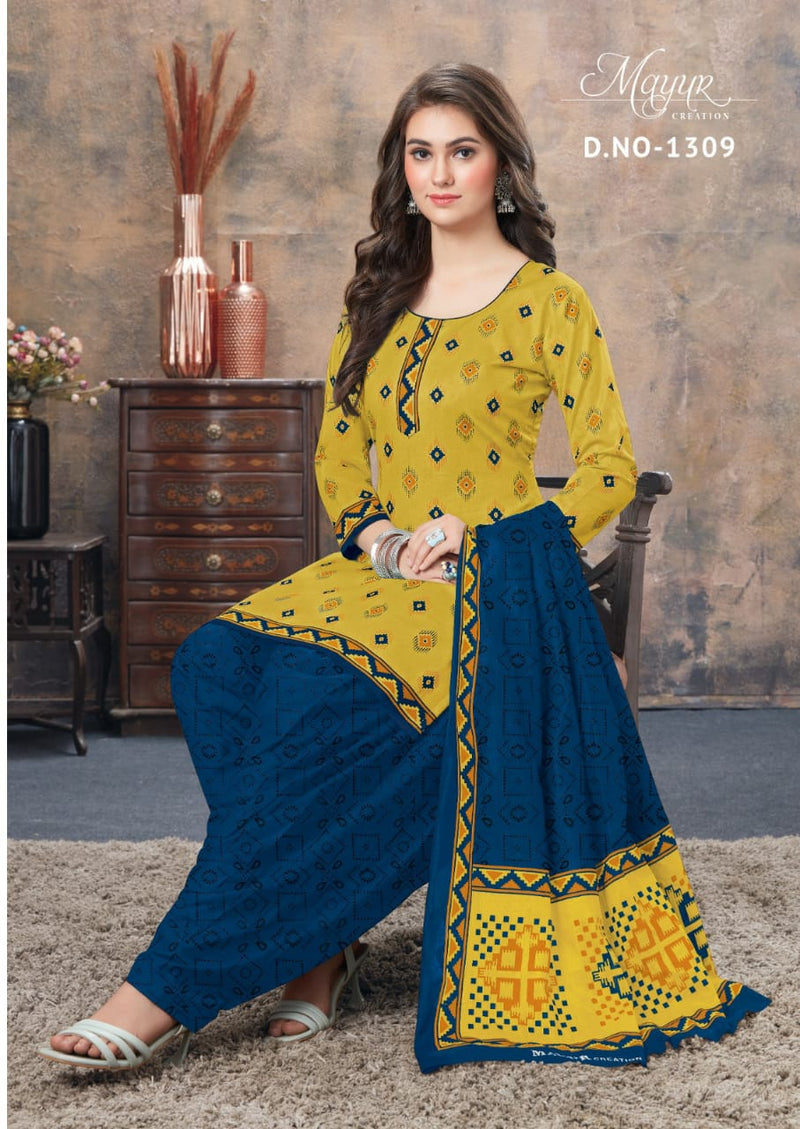 Mayur Creation Ikkat Vol 13 Pure Cotton Casual Daily Wear Salwar Suit