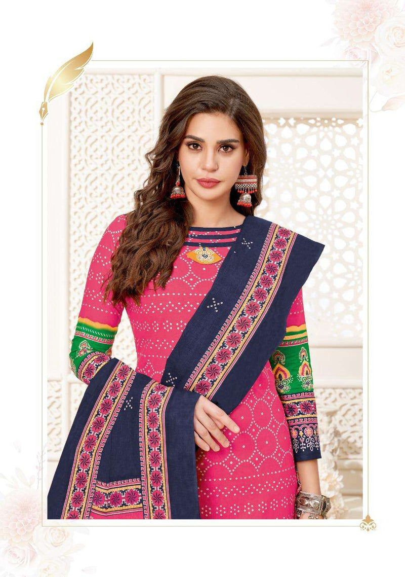 Mayur Creation Launch Bandhani Special Vol 12 Cotton Beautiful Designs Printed Regular Wear Salwar Suits