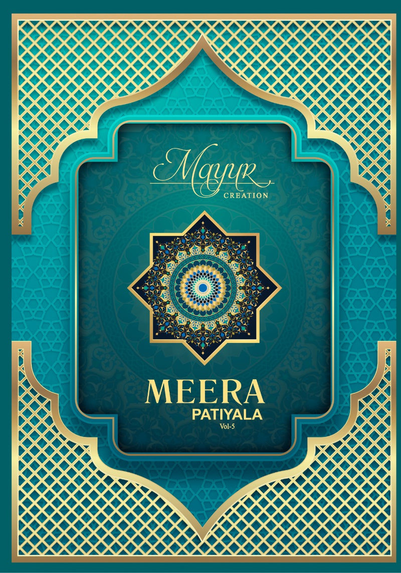Mayur Creation Meera Patiyala Vol 5  Pure Cotton Dress