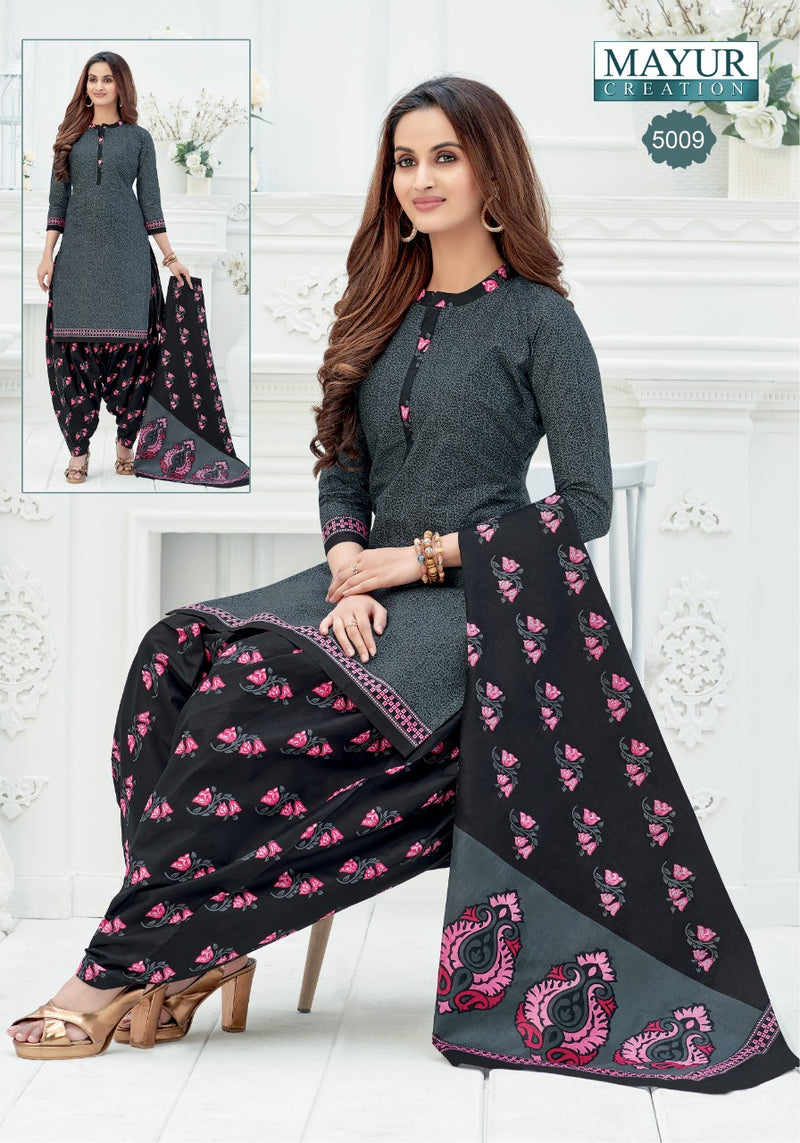 Mayur Creation Meera Patiyala Vol 5  Pure Cotton Dress
