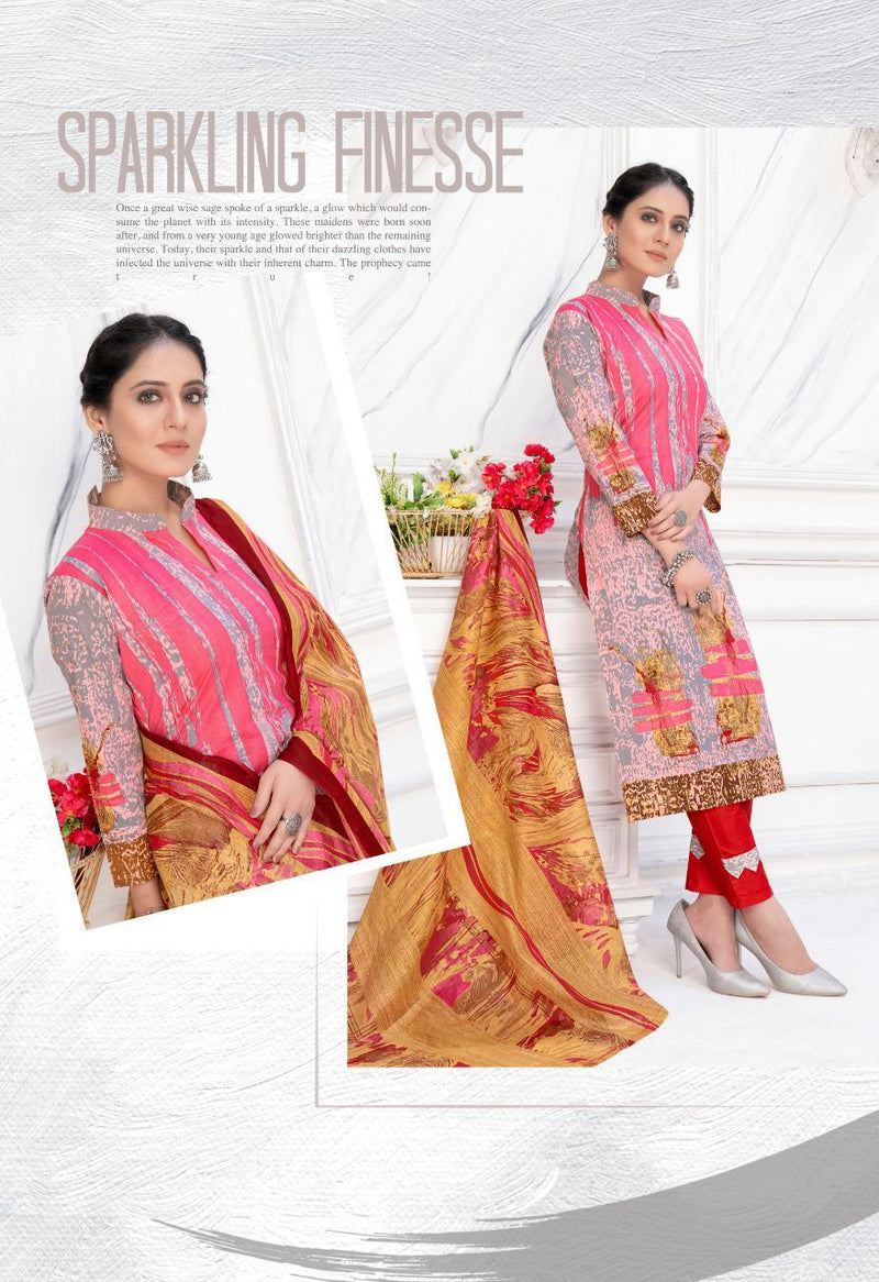 Meera Vol 32 By Cotton Pluse Fancy Printed Regular Wear Stylish Patiyala Type Salwar Suits