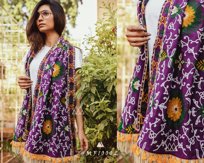 Mesmora Non Catelogue Khadi Warm Woollen Embroidery Work Salwar Suit