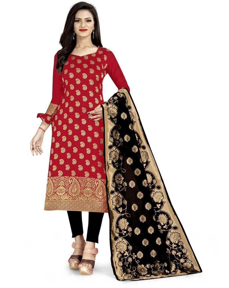 Mf Banarasi Daman Suits Banarasi Silk Casual Wear Exclusive Designer Printed Salwar Suits