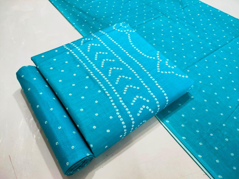 Mf Creation Bandhani Suit Satin Fancy Style Bandhani Material Regular Wear Salwar Suits
