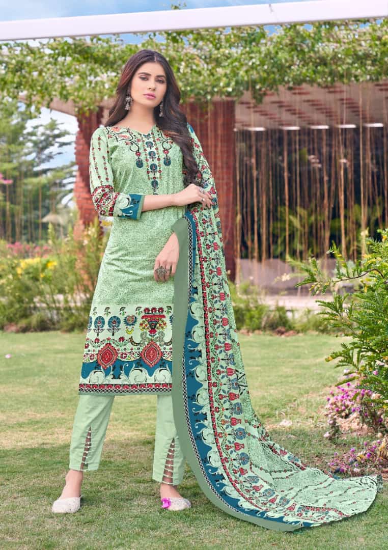 Mishri Creation Lawn Cotton Vol 6 Pakistani Wear Casual Salwar Kameez