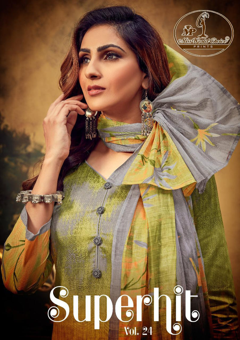 Miss World Choice Superhit Vol 24 Pure Cotton Casual Wear Dress Material