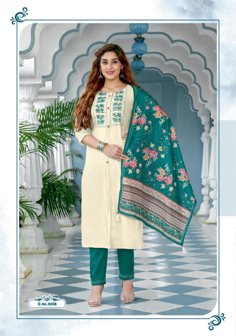 Mitto Noor Vol 2 Nylone Viscose Silk Embroidery Work Kurti