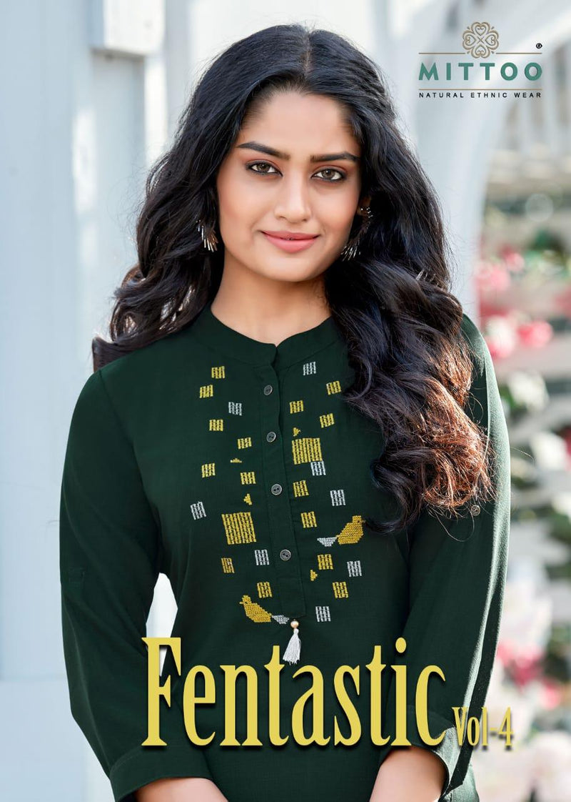 Mittoo Fantasic Vol 4 Fancy Designer Stylish Casual Wear Official Kurti Collection