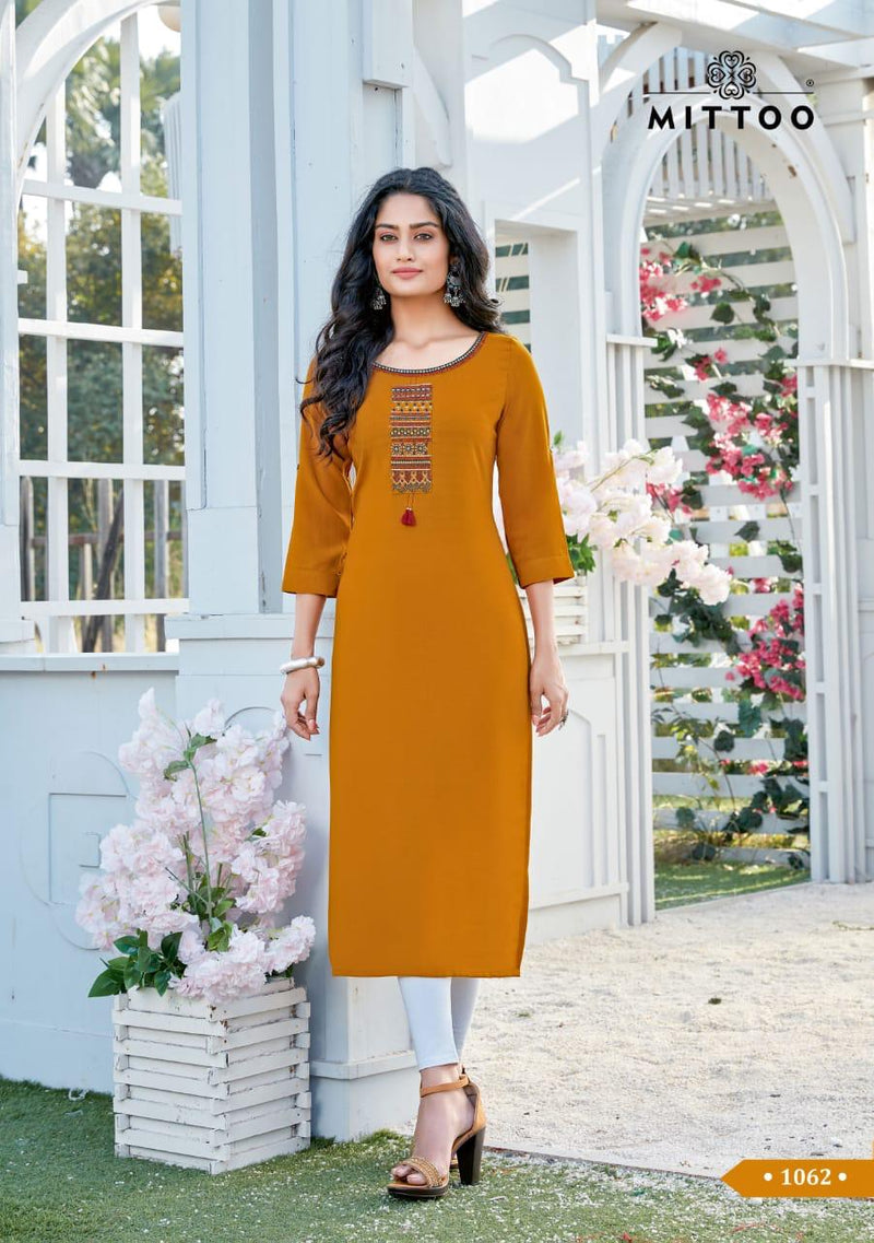 Mittoo Fantasic Vol 4 Fancy Designer Stylish Casual Wear Official Kurti Collection