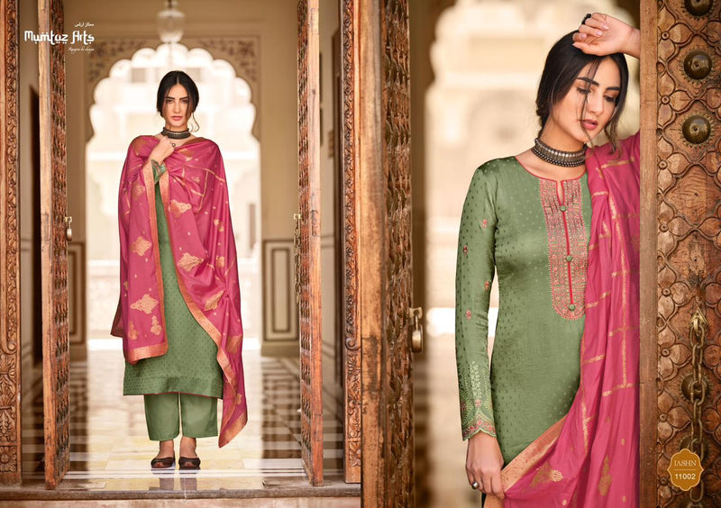Mumtaz Arts Jashn Premium Quality Silk Fabric Designer Wear Salwar Suit